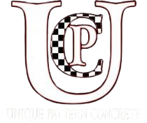 Unique pattern concrete logo